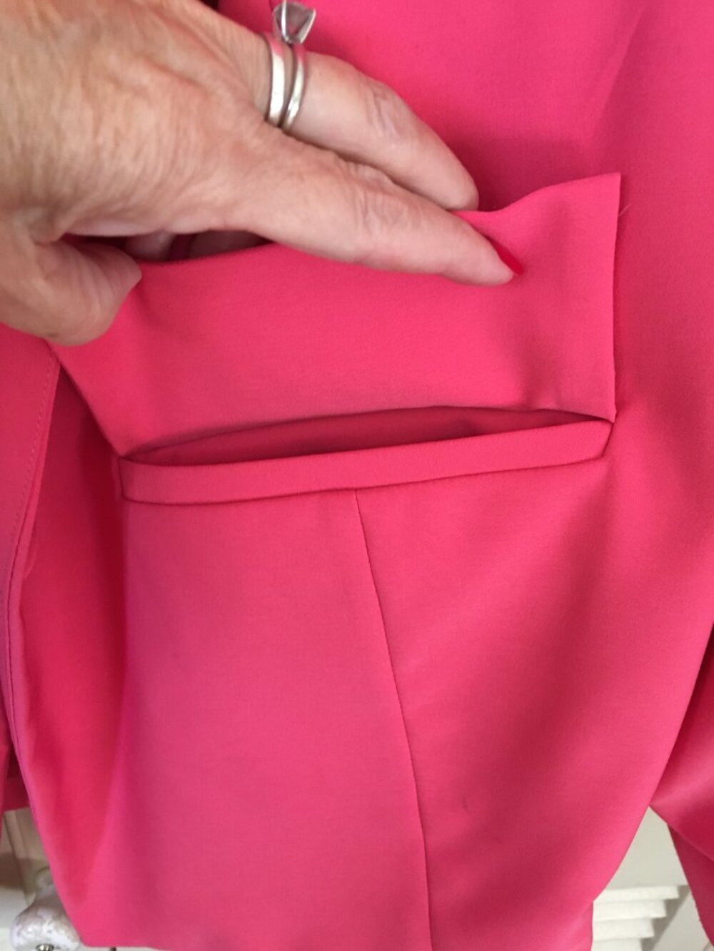 Torid Size 1 (14-16) CORAL Fully Lined Button Closure Blazer - Picture 4 of 7